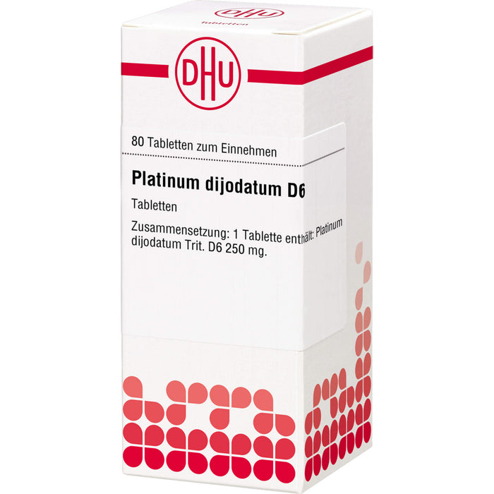 DHU Platinum dijodatum D6 Tabletten, 80 St. Tabletten