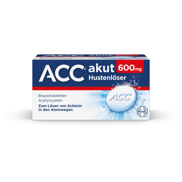 ACC akut 600 mg Hustenlöser Brausetabletten, 20 pcs. Tablets