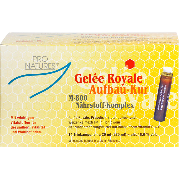 Pro Natures Gelée Royale Aufbau-Kur Trinkampullen, 14 pcs. Ampoules