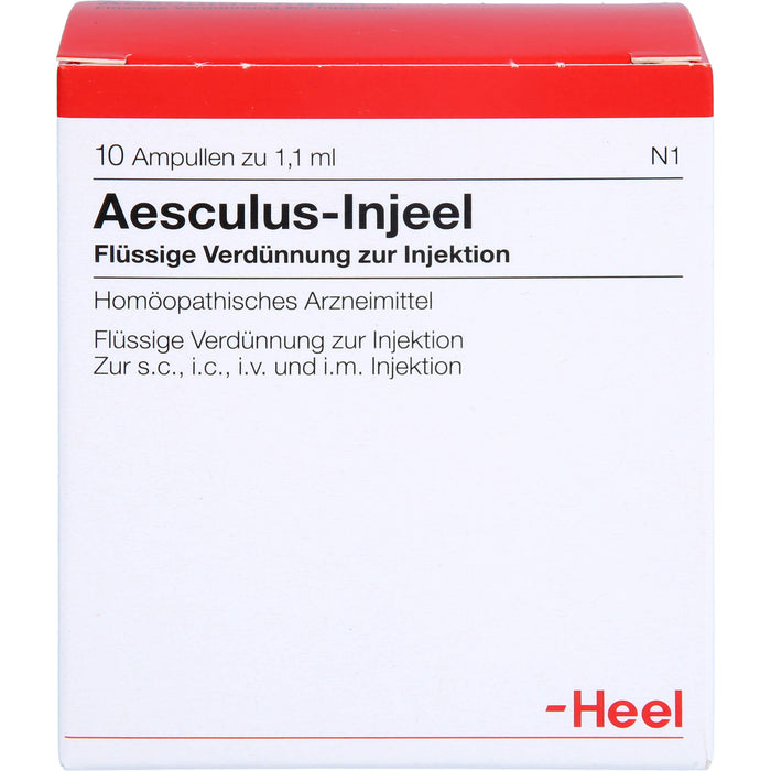 Aesculus Injeel flüssige Verdünnung, 10 pc Ampoules