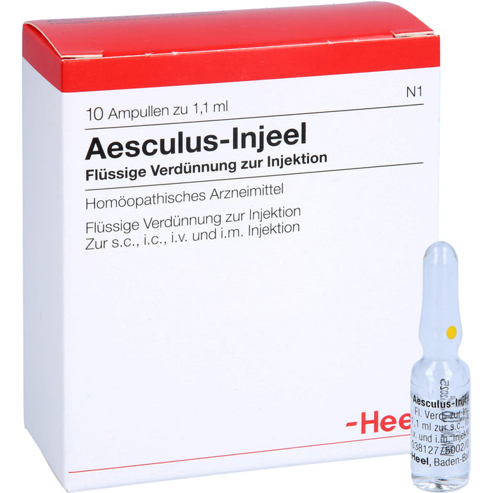 Aesculus Injeel flüssige Verdünnung, 10 pc Ampoules