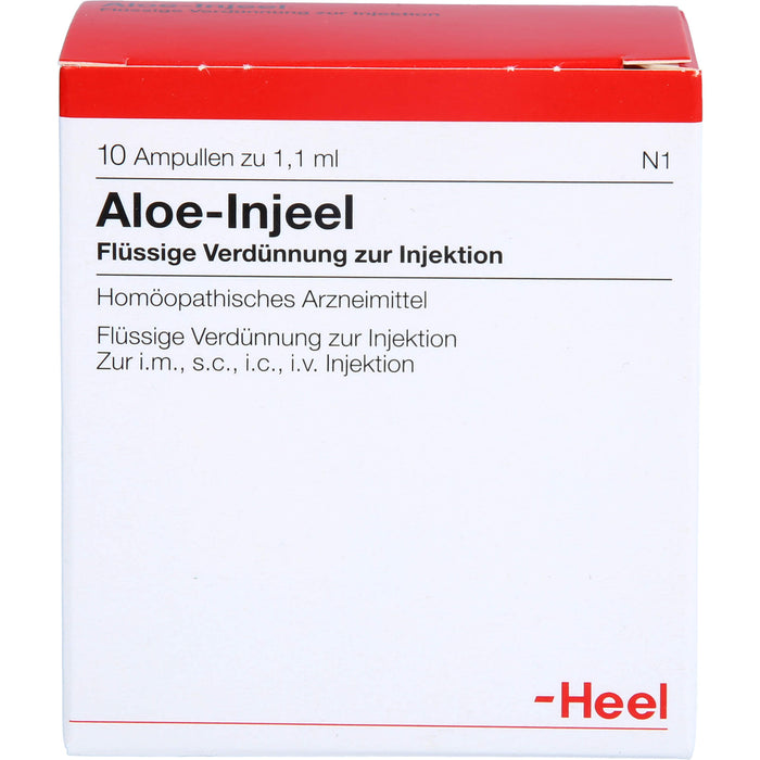 Aloe Injeel flüssige Verdünnung, 10 St. Ampullen