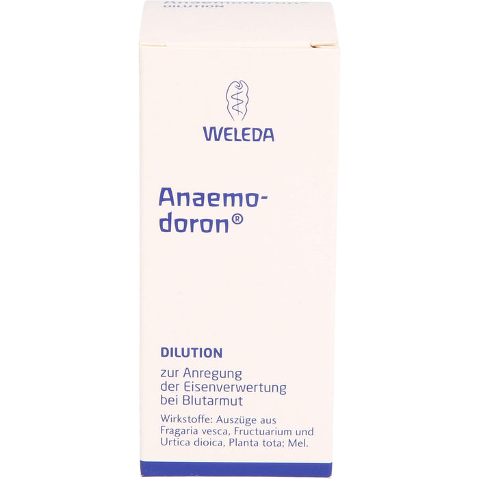 WELEDA Anaemodoron Dilution zur Anregung der Eisenverwertung bei Blutarmut, 50 ml Solution