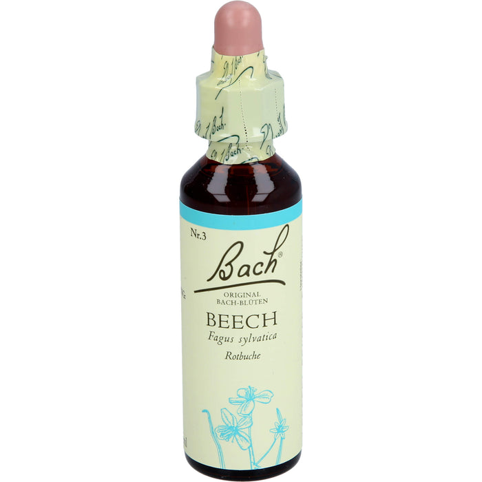 Bach Original Bach-Blüten Nr. 3 Beech Rotbuche Tropfen, 20 ml Lösung