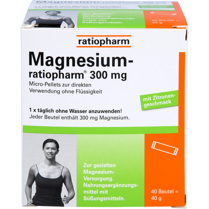 Magnesium-ratiopharm 300 mg Beutel, 40 pcs. Sachets