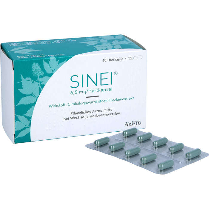 ARISTO SINEI 6,5 mg Hartkapseln bei Wechseljahresbeschwerden, 60 pcs. Capsules