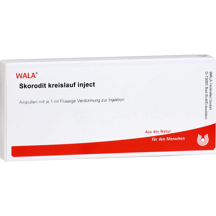 Skorodit Kreislauf Inject Wala Ampullen, 10 pc Ampoules