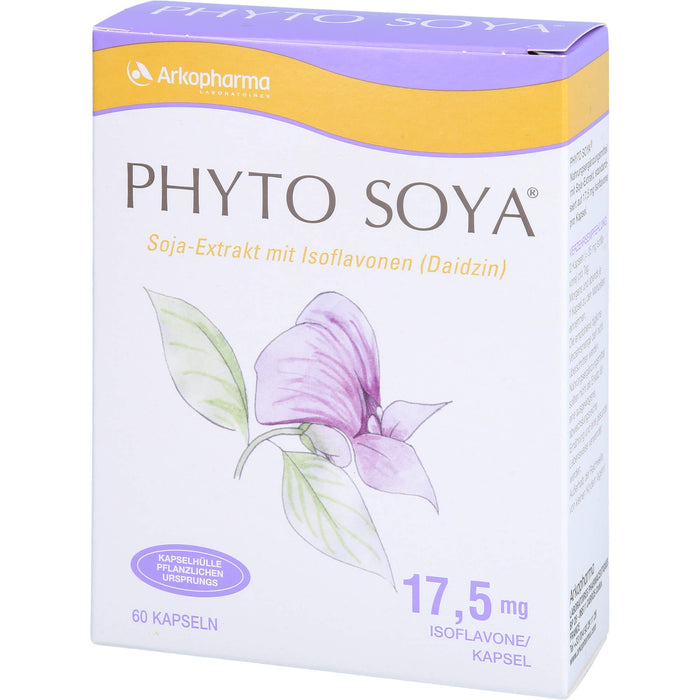 PHYTO SOYA Kapseln Soja-Extrakt mit Isoflavonen, 60 St. Kapseln