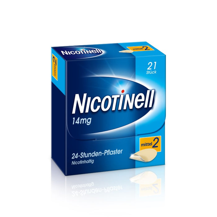 Nicotinell 14 mg/24-Stunden-Pflaster (bisher 35 mg) Stärke 2 (mittel), 21 pcs. Patch