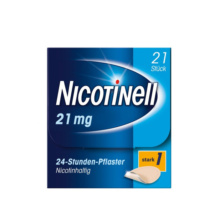 Nicotinell 21 mg/24-Stunden-Pflaster (bisher 52,5 mg) Stärke 1 (stark), 21 pc Pansement