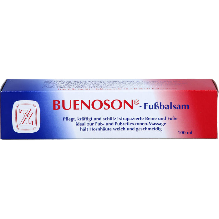 Buenoson Fußbalsam hält Hornhäute weich und geschmeidig, 100 g Creme