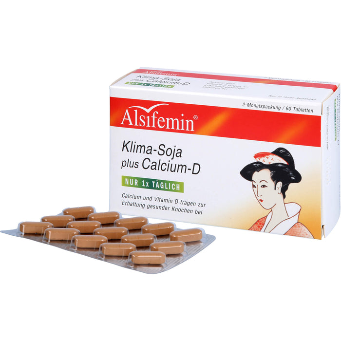 Alsifemin Klima-Soja plus Calcium-D Tabletten, 60 pc Tablettes