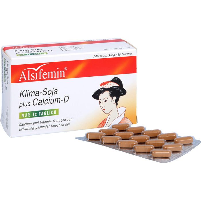 Alsifemin Klima-Soja plus Calcium-D Tabletten, 60 pcs. Tablets