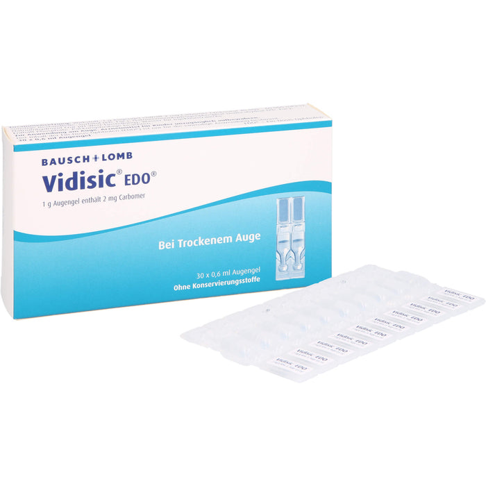 Vidisic EDO Augengel, 30 pc Pipettes à dose unique