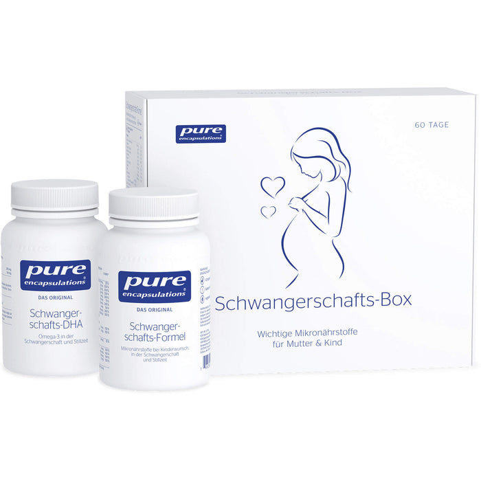 pure encapsulations Schwangerschafts-Box Kapseln, 120 pcs. Capsules