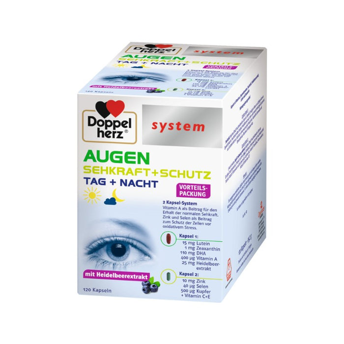 Doppelherz system AUGEN SEHKRAFT + SCHUTZ, 120 pc Capsules