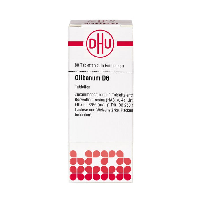 DHU Olibanum D6 Tabletten, 80 St. Tabletten