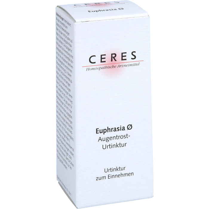 Ceres Euphrasia Urtinktur, 20 ml TRO