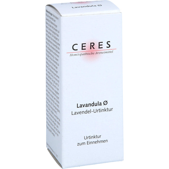 CERES Lavandula ø Urtinktur, 20 ml Lösung