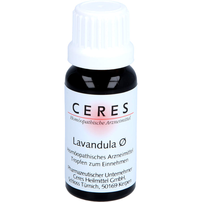 CERES Lavandula ø Urtinktur, 20 ml Lösung