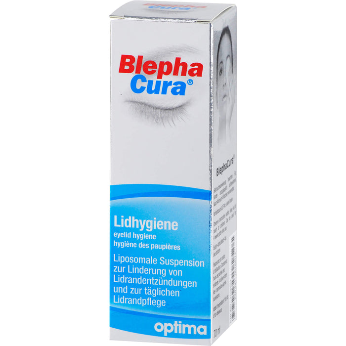 BlephaCura Lidhygiene, liposomale Suspension zur Linderung von Lidrandentzündungen und zur täglichen Lidrandpflege, 70 ml Solution