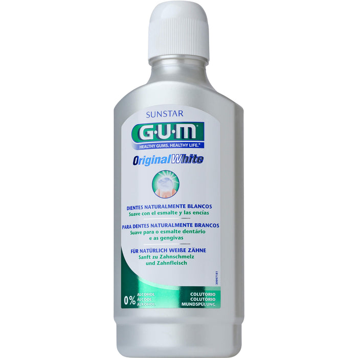 GUM Original White Mundspülung, 500 ml Solution