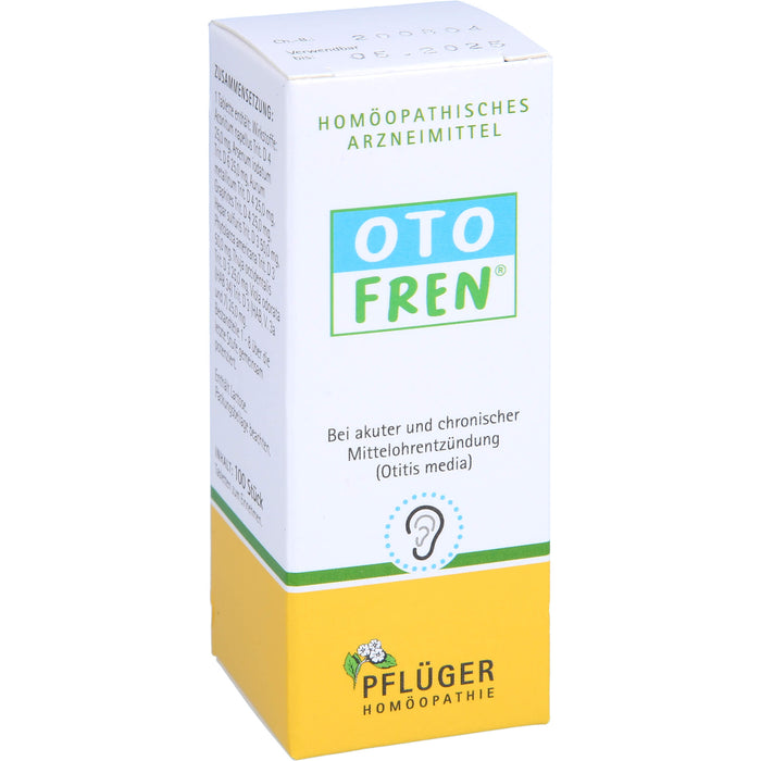 Otofren Tabletten bei akuter und chronischer Mittelohrentzündung, 100 pc Tablettes