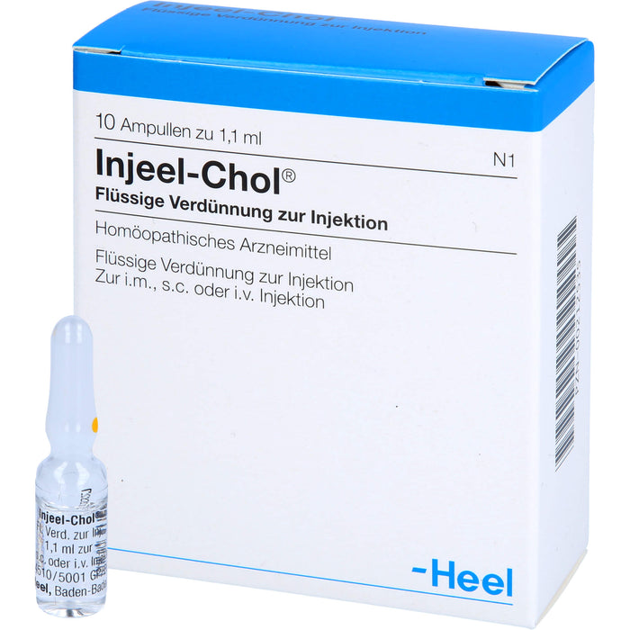 Heel Injeel-Chol flüssige Verdünnung zur Injektion, 10 pc Ampoules