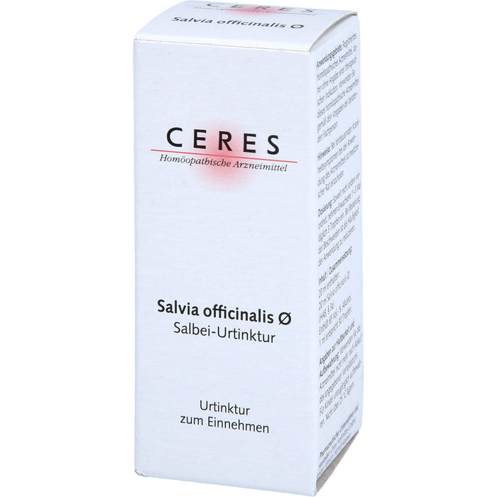 CERES Salvia officinalis Urtinktur, 20 ml Lösung