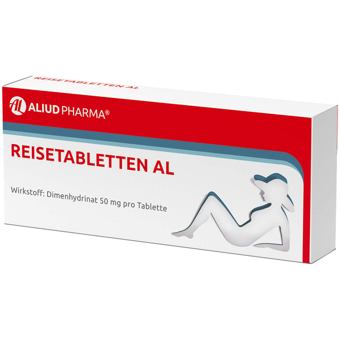 Reisetabletten AL bei Schwindel, Übelkeit und Erbrechen, 20 pcs. Tablets