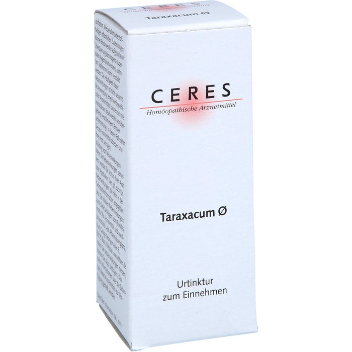 CERES Taraxacum ø Urtinktur, 20 ml Lösung