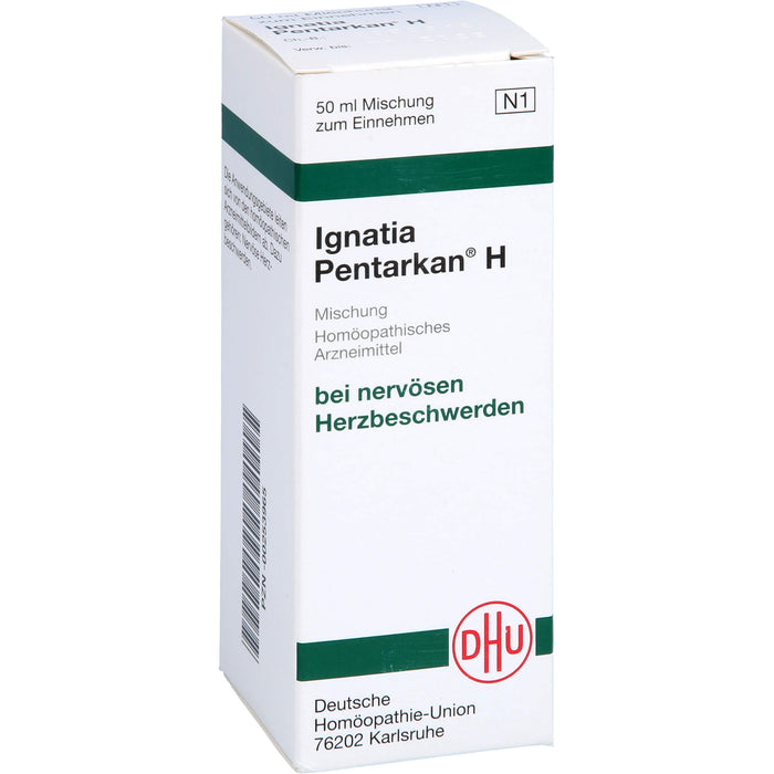 DHU Ignatia Pentarkan H Mischung bei nervösen Herzbeschwerden, 50 ml Lösung