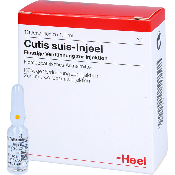 Cutis suis-Injeel Inj.-Lsg., 10 pc Ampoules