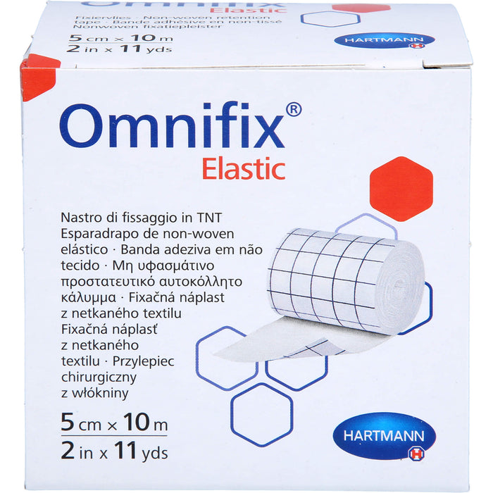 HARTMANN Omnifix elastic Fixiervlies 5 cm x 10 m, 1 pc Pansement