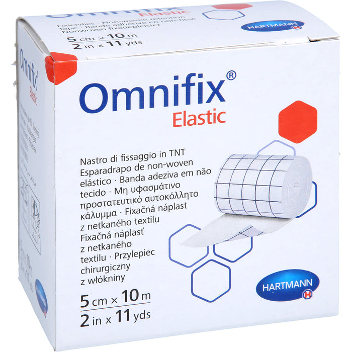 HARTMANN Omnifix elastic Fixiervlies 5 cm x 10 m, 1 pc Pansement