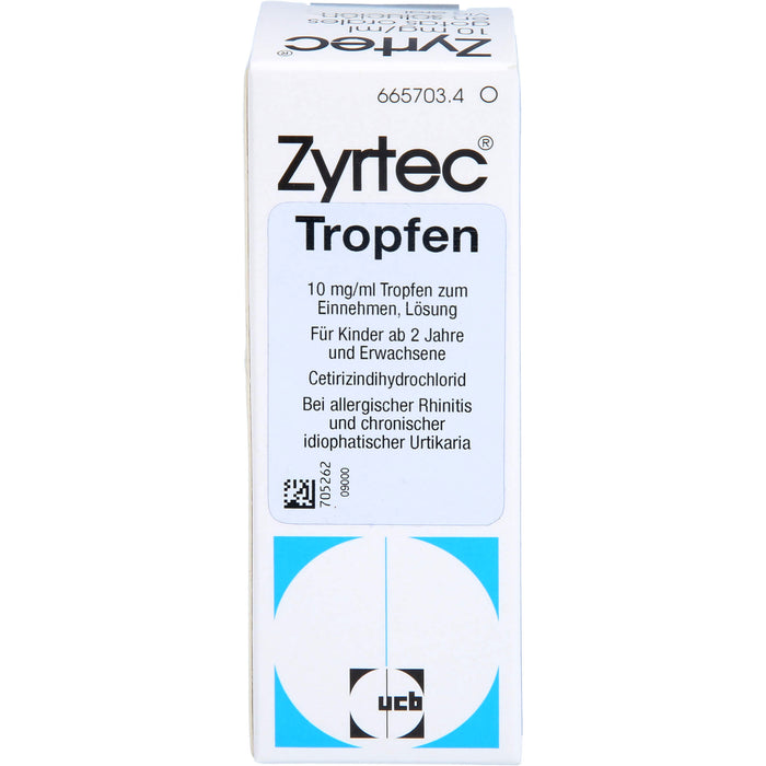 Zyrtec 10 mg/ml Emra Tropfen zum Einnehmen, 20 ml Lösung