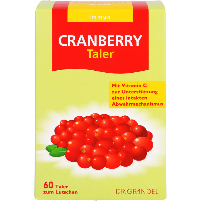 Dr. Grandel Cranberry Taler zum Lutschen, 60 St. Bonbons