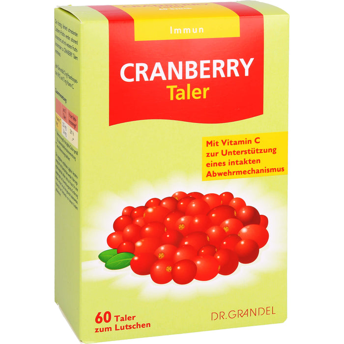 Dr. Grandel Cranberry Taler zum Lutschen, 60 St. Bonbons