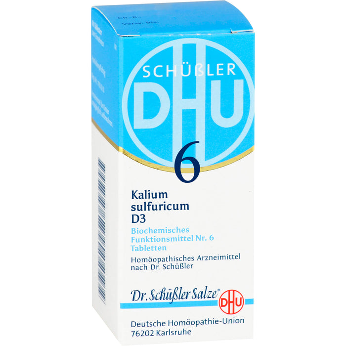 DHU Schüßler-Salz Nr. 6 Kalium sulfuricum D3 Tabletten, 80 St. Tabletten