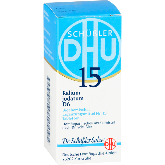 DHU Schüßler-Salz Nr. 15 Kalium jodatum D6 Tabletten, 80 pcs. Tablets