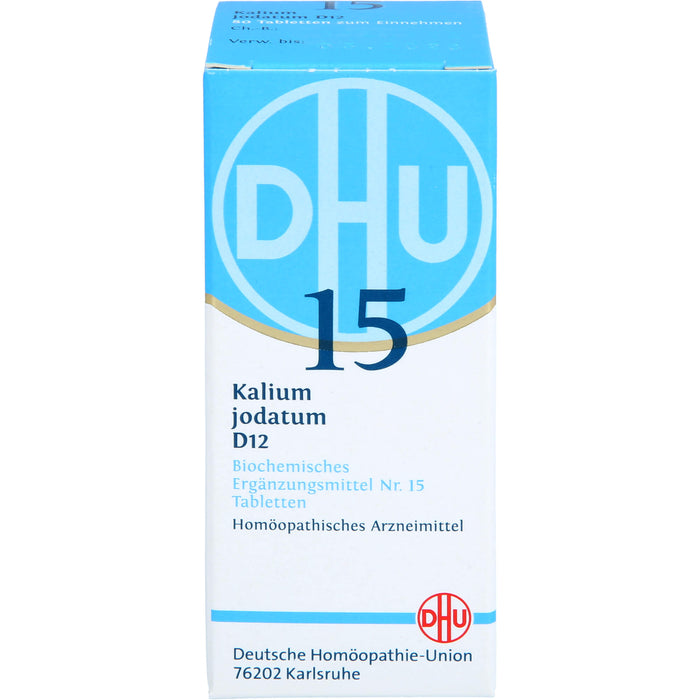 DHU Schüßler-Salz Nr. 15 Kalium jodatum D12 Tabletten, 80 pcs. Tablets