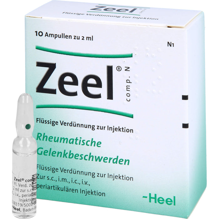 Zeel comp. N flüssige Verdünnung Rheumatische Gelenkbeschwerden, 10 pc Ampoules