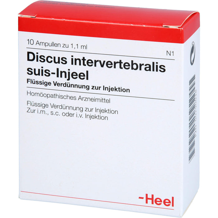 Heel Discus intervertebralis suis-Injeel flüssige Verdünnung, 10 St. Ampullen