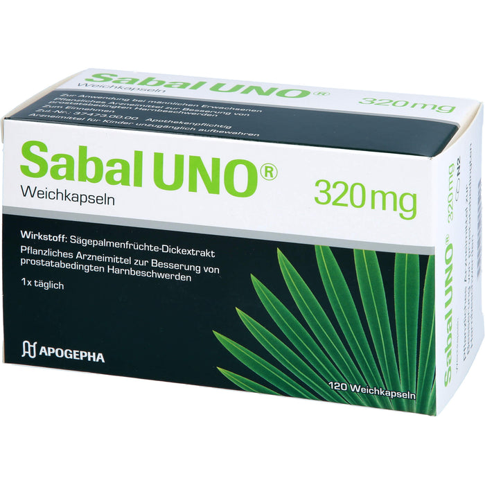 Sabal Uno 320 mg Weichkapseln, 120 pc Capsules