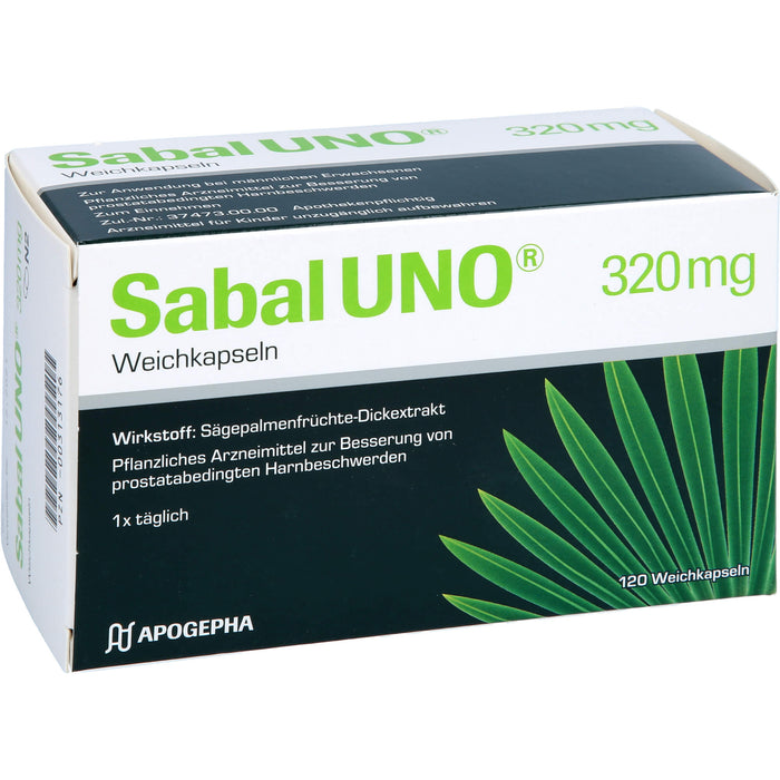 Sabal Uno 320 mg Weichkapseln, 120 St. Kapseln