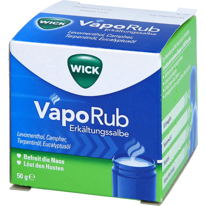 WICK VapoRup Erkältungssalbe, 50 g Salbe