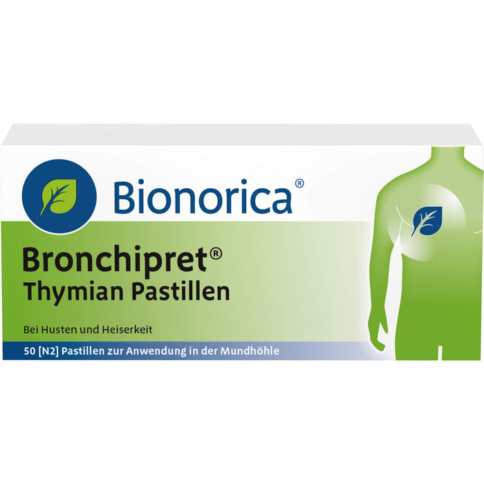 Bronchipret Thymian Pastillen bei Husten und Heiserkeit, 50 pcs. Pastilles