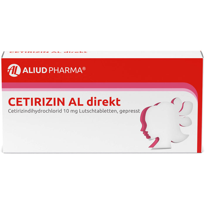 Cetirizin AL direkt 10 mg Lutschtabletten bei Allergien, 7 pc Tablettes