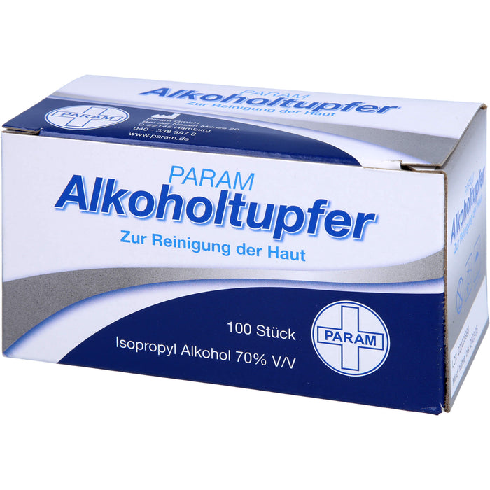 Alkoholtupfer PARAM, 100 St. Tupfer