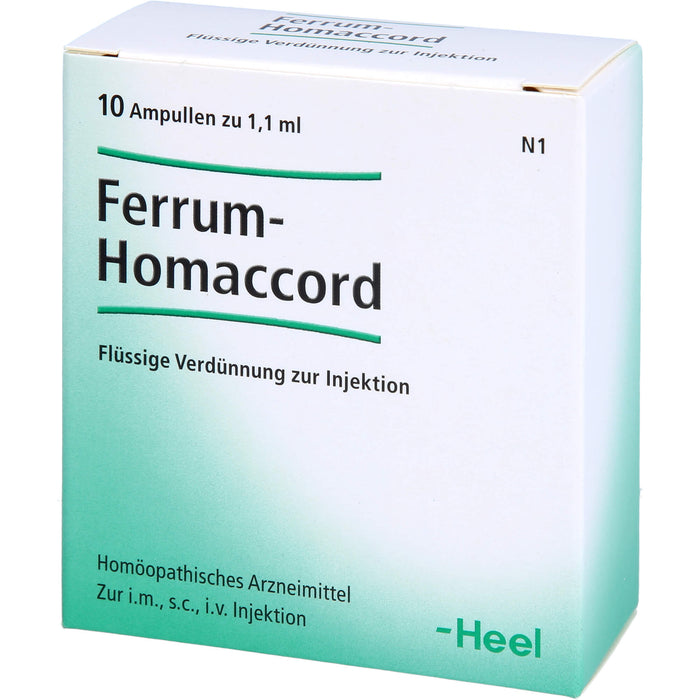 Ferrum-Homaccord flüssige Verdünnung, 10 pcs. Ampoules